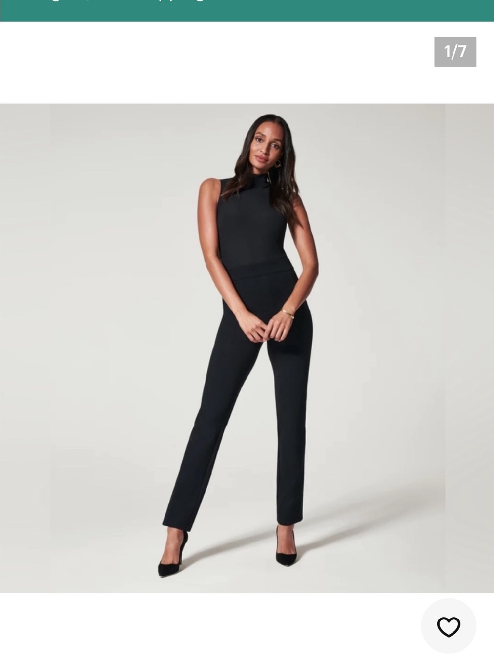 Spanx Classic Navy Perfect Ponte slim straight pant. Medium Regular length NWOT